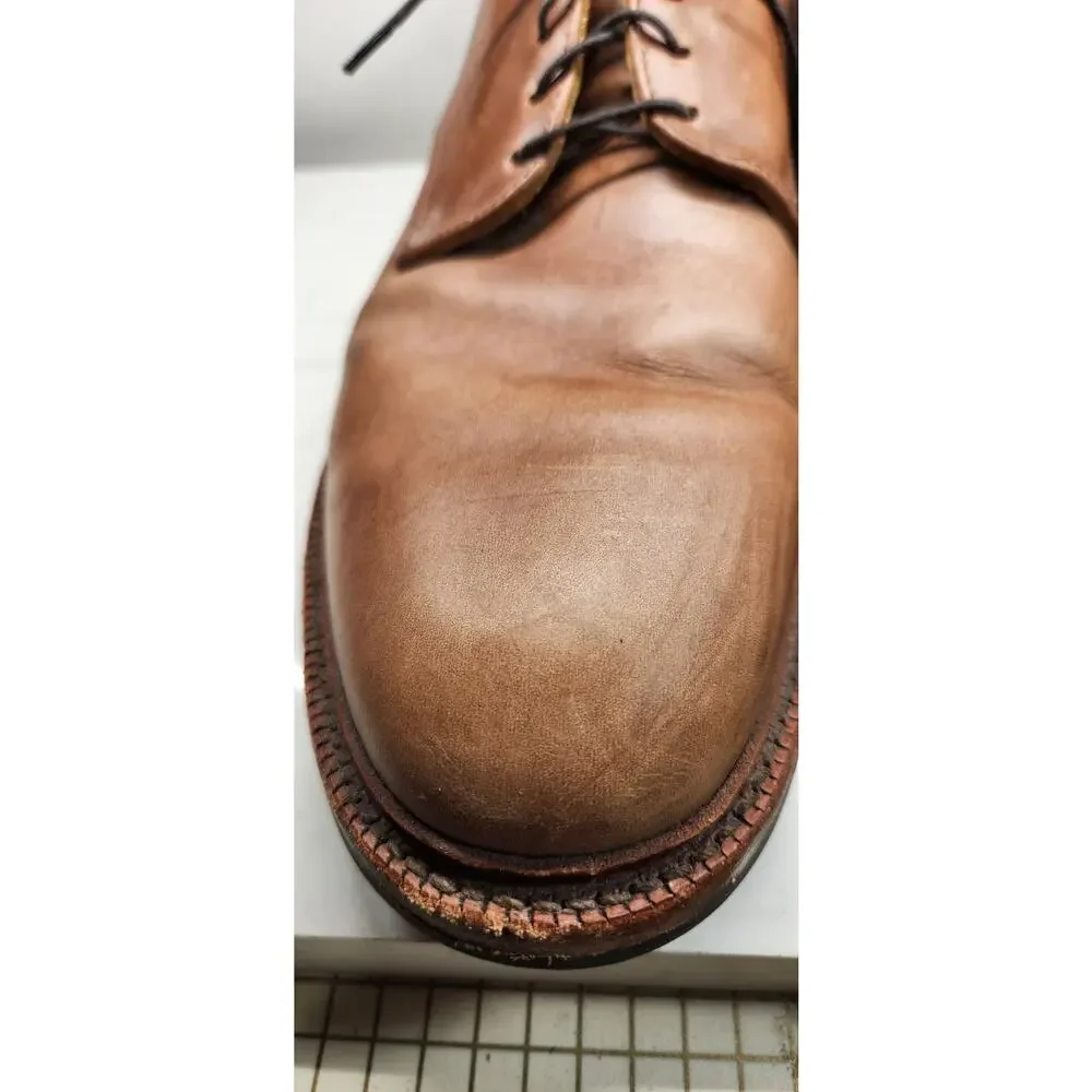 ECU Hard to find Parkhurst Bidwell‎ Derby Shoe 11D Brown Leather Dainite Outsole